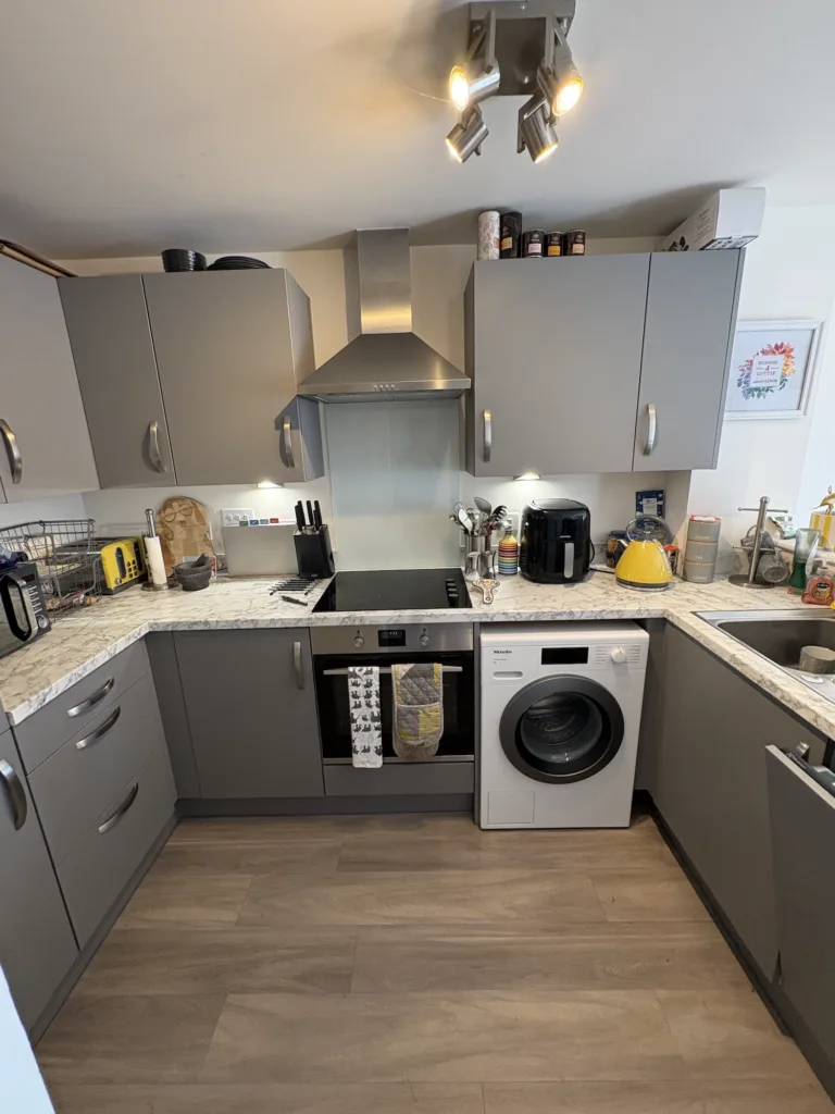 Rackheath kitchen before vinyl wrapping
